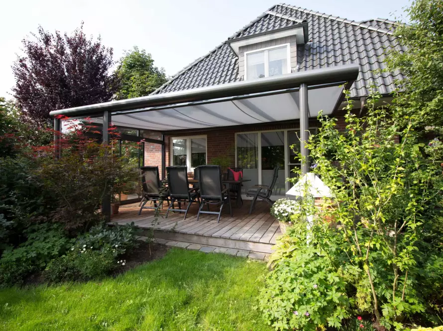 Terrassenüberdachung konfigurieren